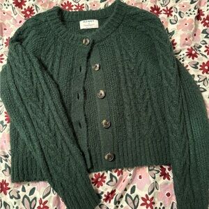 Old Navy Women's Forest Green Cardigan